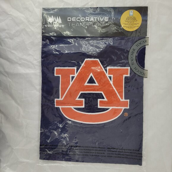 Auburn University Garden Flag Yard Banner licensed NCAA Evergreen New in Pkg - Picture 1 of 5